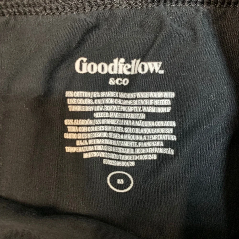 New Goodfellow & Co Mens 10 Pack Black Boxer Briefs Size Medium Cotton Spandex